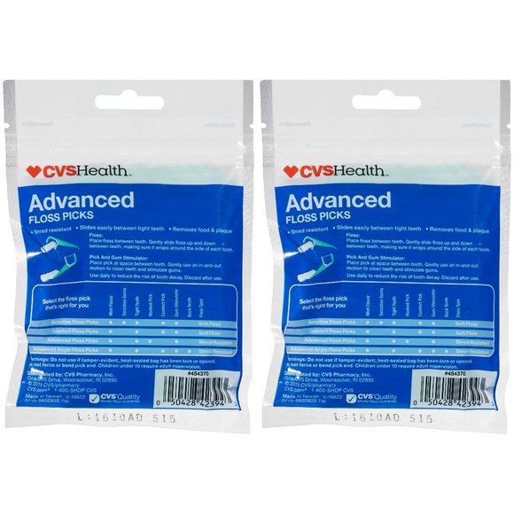 Qty (72) Mint Flavor Flosser Floss Picks With Fluoride - Picture 2 of 2